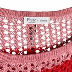 Pitusa Rainbow Crochet Long Sleeve Multicolored Stripes Sweater Photo 5