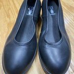 Fly London Wedge Women 8.5 Black Leather Slip-On Round Toe Casual Wear S64 Photo 0