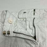 Loft Ann Taylor White Patchwork Lined Pull Up Mini Skirt with Pockets- Size 8 Photo 8