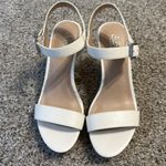 Charles by Charles David White & Cork Sandals, Size 7M, Like New Photo 1