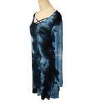 Simply Southern  Collection Tie Dye Long Sleeve Cross Style Neck Dress Size M‎ Photo 1