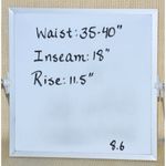 Torrid Womens 2 2X Black Cream Floral Leggings Short Knee Length Pockets Stretch Photo 6