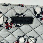 Vera Bradley  Playful Penguins Gray Brush and Cosmetic Case NWT Photo 4