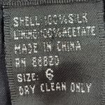 SILKLAND Women's Trench Coat 6 Black V Neck Lightweight Spring 100% Silk Photo 11