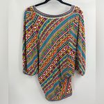 Trina Turk  Peruvian Stripe Kimono Swimsuit batwing spring Cover-Up Dress small Photo 8