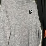 PINK - Victoria's Secret Pink Grey Sweater Photo 0