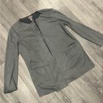 Chico's Chico’s Gray Suede Cardigan Jacket Photo 0