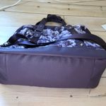 Cynthia Rowley  EUC Women's Large Quilted Purple Floral Camo Weekender Bag Photo 4