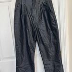 Abercrombie & Fitch leather pants straight leg Photo 0