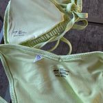 Aerie Green Bikini Triangle Top and Tie-Side Bottoms Photo 2