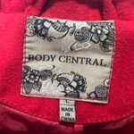 Body Central  Large Red Double Breasted Pea Coat Women's Warm Winter Jacket Photo 6