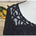 Lane Bryant  Women's Plus Size 18/20 Lacy Overlay Sheath Dress LBD Party Event Photo 2