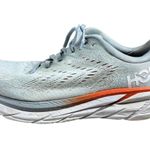 Hoka  One One Sneaker Clifton 8 Running Shoes Blue/Gray Women 9.5D Running Walk Photo 0