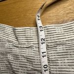 Madewell  linen creme brown pull on shorts xl Photo 6