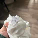 Amazon White plunge neck halter mini dress Photo 6