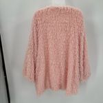 POL Coat Shag Flamingo 60s Mod Party Women’s L Pink Statement Jacket Girly Photo 2