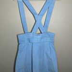 Urban Outfitters NEW baby blue corduroy overall tie front skirt size small Photo 4