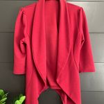 Women’s dressy or casual blazer/cardigan. Maroon/burgundy. Size L. EUC Size L Photo 0