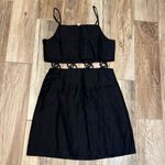 & Other Stories & OTHER STORIES Black Fitted O-Ring Mini Dress Photo 3