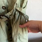 Live 4 Truth  Sage Green Button Down Safari Dress Photo 3