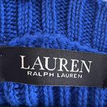 LAUREN Ralph Lauren Womens S Petite Blue Distressed Crew Neck Knit Sweater Size undefined Photo 3