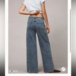 Pilcro  Pull-On High-Rise Wide-Leg
Track Jeans | Anthropologie denim drawstring Photo 4