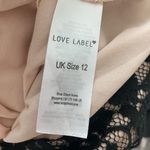 Love Label Black Lace Romper UK Size 12 Photo 3