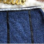 Melissa Paige Melissa Page Blue Sweater Skirt Gold Zipper NWT Photo 4