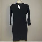 James Perse  Raglan Sweatshirt Dress Cotton Gray NWT Size 0 Photo 4