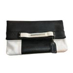Clarks’s Leather Black and White Clutch Bag NWOT Photo 1