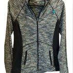 Tangerine  Zig Zag Full Zip Front Athletic Performance‎ Jacket Sz small Photo 0