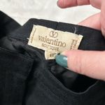 Vintage Valentino Boutique Wool Dress Trouser Pants Black Size 6 Photo 4