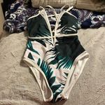Davi & Dani New With Bag  Palm Tree Swimsuit Sz S Resort Vacation Beach Photo 0