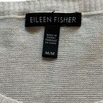 Eileen Fisher Ivory Sweater Top Lightweight Tencel Cotton Silk Womens Medium Photo 5