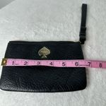 Kate Spade  Black Wristlet with Gold Accent and Bow Detail on the Strap Photo 4