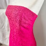 David Meister | Womens Hibiscus Lace Formal Wedding Prom Strapless Bodycon Dress (4) 124D1 Photo 9