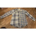 No Comment  Plaid Flannel Shirt Size Medium Photo 3