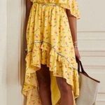 Love Shack Fancy Alexia Ruffle Tiered Yellow High and Low Floral Cotton Dress
10 Photo 0