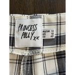 Princess Polly  Wide Leg Plaid Pants Trouser Black & White Womens Size 10 Photo 7