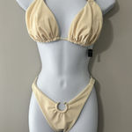 SAME Los Angeles Tortoise Chain Triangle Bikini Set Photo 0