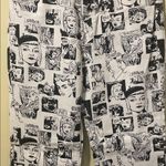 Reformation Women’s  Newsprint High Rise Straight Long Jeans Comic Photo 4