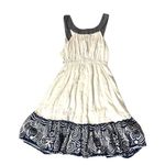 I Love H81 Cute Blue/Ivory Lined ButtonUp Women’s Dress With Pockets Medium Photo 1