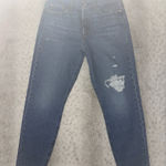 Levi's  Distressed Indigo Straight Leg Jeans Photo 0