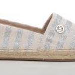 Michael Michael Kors Kendrick slip on espadrille‎ shoes size 7.5 Silver Photo 0