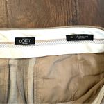 Loft ANN TAYLOR  beige The Julie Trouser, size 12P Photo 10