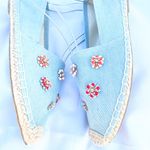 Madden Girl  Blue Espadrilles with Embroidered Details Size 8.5 Photo 5