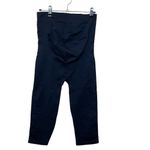 Blanqi Maternity Support Crop Leggings Navy Blue Women’s Size Medium Stretch Photo 1