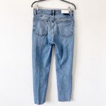 RE/DONE  90s High Rise Ankle Button Fly Crop in Mid 90s Denim Photo 5