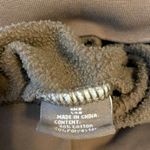 NILS Hoodie Sweatshirt Long Sleeve Pullover Kangaroo Pocket Graffiti Brown L Size L Photo 3