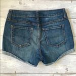 PacSun Women’s Refuge High Rise Dark Wash Denim Jean Shorts Size 6 Photo 3